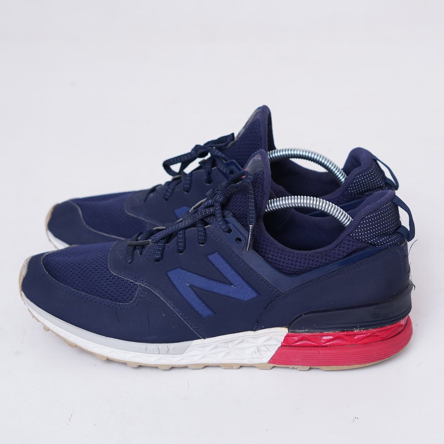 New Balance 574 Sports" Navy Red"