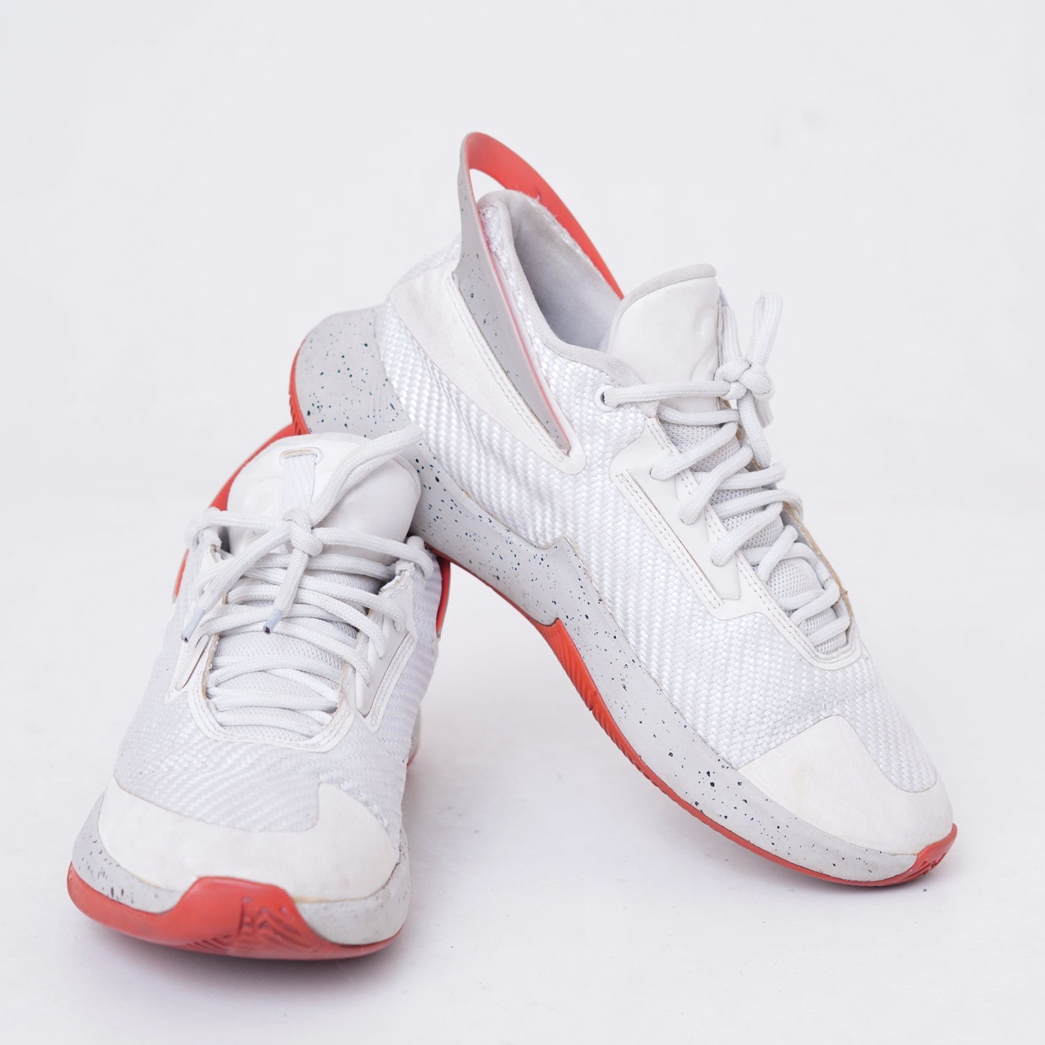 Metallic White Sneakers