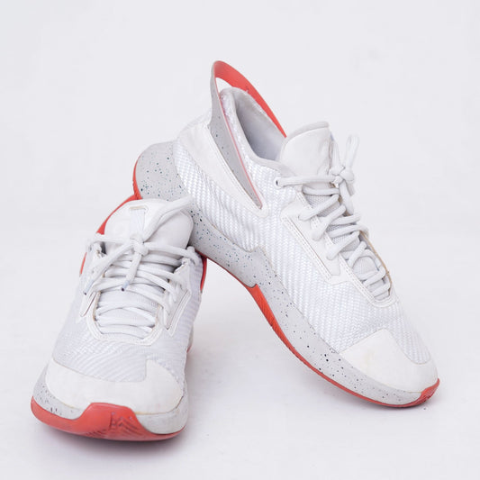 Metallic White Sneakers